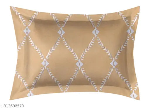 Glace Cotton ethnic motifs double bed elastic fitted sheets & pillow covers (72x78 inches, 18x28 inches), Indian-crafted for summer decor