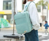 Green/Black water-repellent foldable backpack with large storage capacity for men and women, perfect for travel, school, or daily use