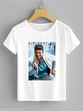 Puneeth RajKumar printed polyester t-shirt, short sleeves, sizes M, L, XL, XXL. Indian actor merchandise