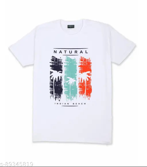Short-sleeve printed Fastup Cotton Blend T-shirt, soft quality fabric, S-XXL sizes
