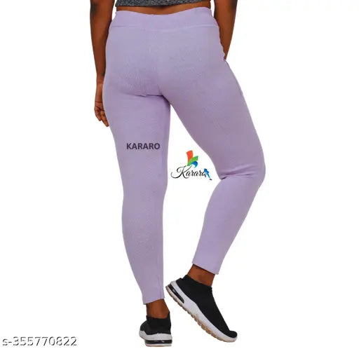 Cotton Lycra rib jeggings pack of 4, Indian-made fashionable and lightweight ladies jeans with L pockets