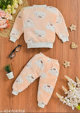 Boys winter wool sweater set, self-design net pattern. Quality long-sleeved sweater for 1-2 year olds from India