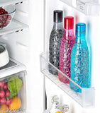 Crystal clear plastic fridge water bottles, multicolor pack of 6 for home or office use, BIS/ISI certified
