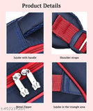 Unicorn Purple Large Size SYGA schoolbag with motorcycle astronaut design, lightweight and fashionable for kids aged 7-12 years. Made of polyester net