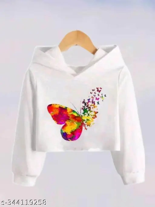 Titali printed polyester women's hoodie with new style, long sleeves & alphabet design. Made in India." (125 characters)