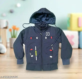 Redcloud Kids Polyester Jackets - Solid & Printed Designs for Boys (6-7, 7-8, 8-9, 9-10 Years)