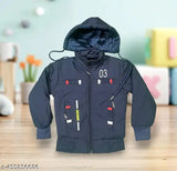 Redcloud Kids Polyester Jackets - Solid & Printed Designs for Boys (6-7, 7-8, 8-9, 9-10 Years)