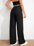 Cotton blend, solid net Urbane Sensational women's trousers - size 26, 28, 30, 32, 34 (India origin)