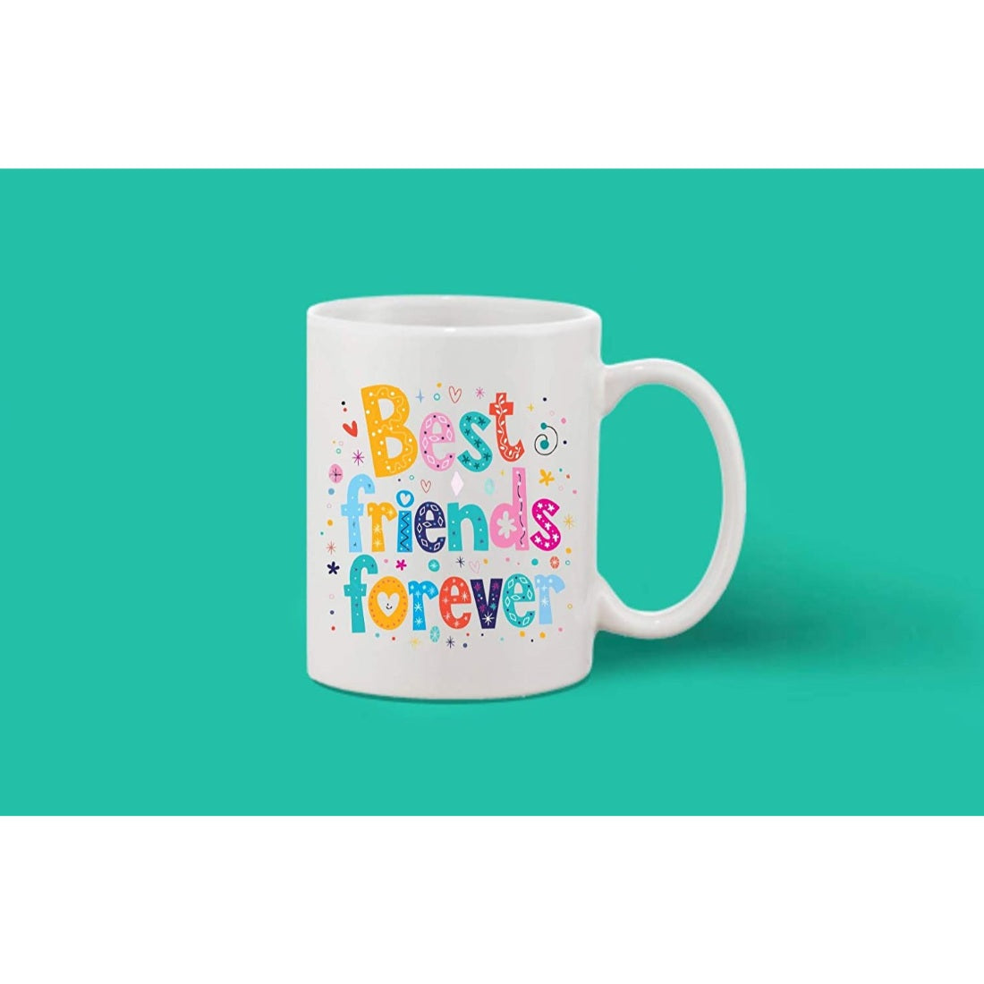 Printed ceramic coffee mug, white 11oz - ideal gift for any occasion, high-quality, can be used hot or cold