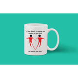 Printed ceramic coffee mug, white 11oz - ideal gift for any occasion, may appear slightly different from images due to lighting and screens