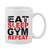 Printed white ceramic coffee mug, ideal for hot or cold beverages, perfect gift item (1pc, 11oz)