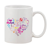 Printed white ceramic coffee mug (hot & cold), ideal gift for any occasion, 11oz single piece