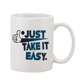 Printed white ceramic coffee mug (hot/cold), perfect gift for any occasion, one piece - 11oz