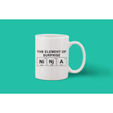 Printed ceramic coffee mug, white 11oz - ideal gift for any occasion, versatile hot and cold use