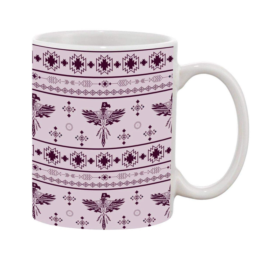 Printed ceramic coffee mug white 11oz - ideal gift, single piece for hot and cold beverages