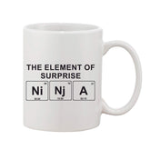 Printed ceramic white coffee mug (hot/cold), ideal gift for any occasion, 11oz size