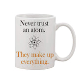 Printed ceramic white coffee mug, ideal gift for any occasion (1pc, 11oz)