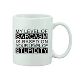 Printed ceramic coffee mug white, 11oz - ideal gift for any occasion, single piece with subtle variations due to lighting and screen resolution differences