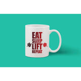 Printed ceramic white coffee mug, ideal gift for any occasion, 11oz size