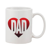 Printed ceramic white coffee mug (11oz), ideal gift for any occasion, single piece