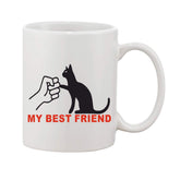 Printed ceramic coffee mug, white 11oz - ideal gift for any occasion, can be used hot or cold