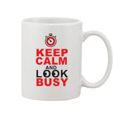 White ceramic coffee mug (hot & cold), ideal gift for any occasion - 11oz