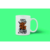 Printed ceramic coffee mug (white, 11oz) - ideal gift for any occasion, can be used hot or cold
