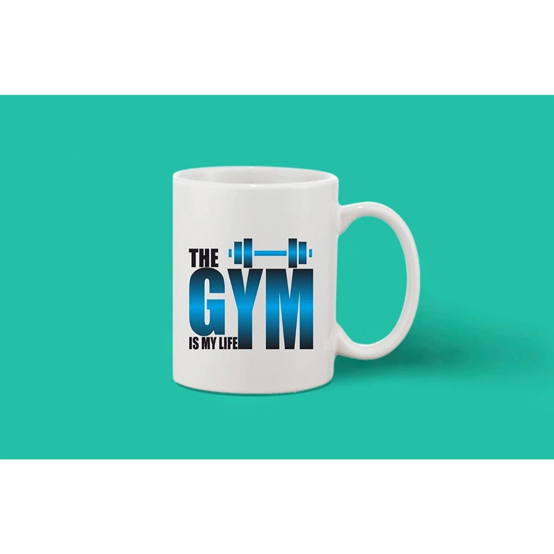 Printed ceramic white coffee mug (hot & cold) - ideal gift for any occasion (1 piece, 11oz)