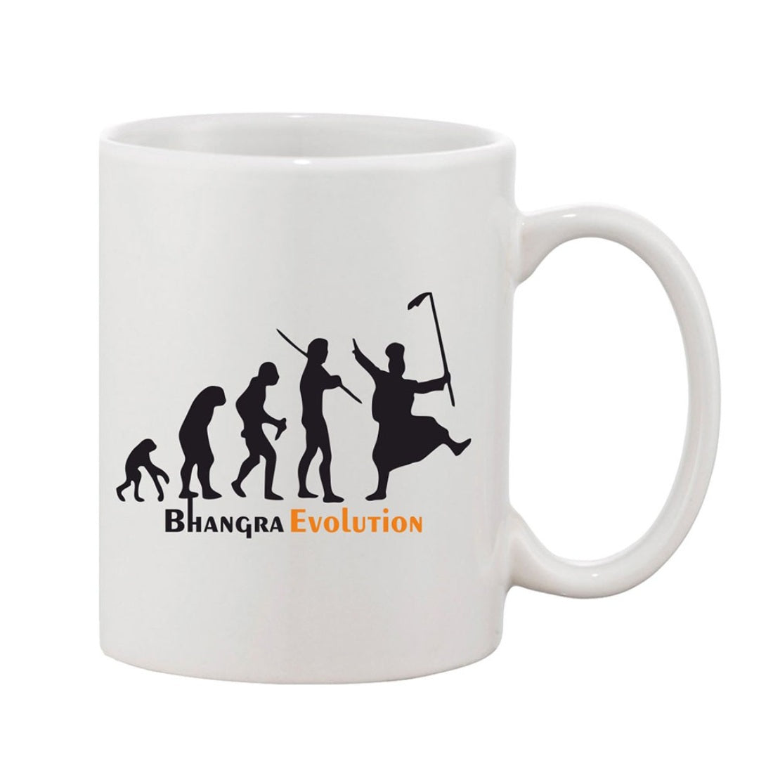 Printed ceramic coffee mug 1 piece white 11oz - ideal gift, perfect for hot and cold beverages