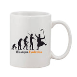 Printed ceramic coffee mug 1 piece white 11oz - ideal gift, perfect for hot and cold beverages