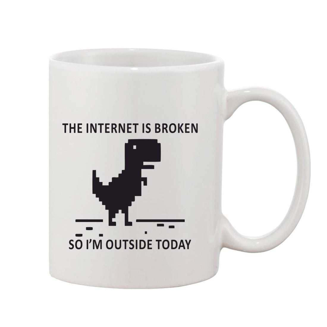 Printed ceramic white coffee mug (hot/cold), ideal gift for any occasion, 11oz single piece