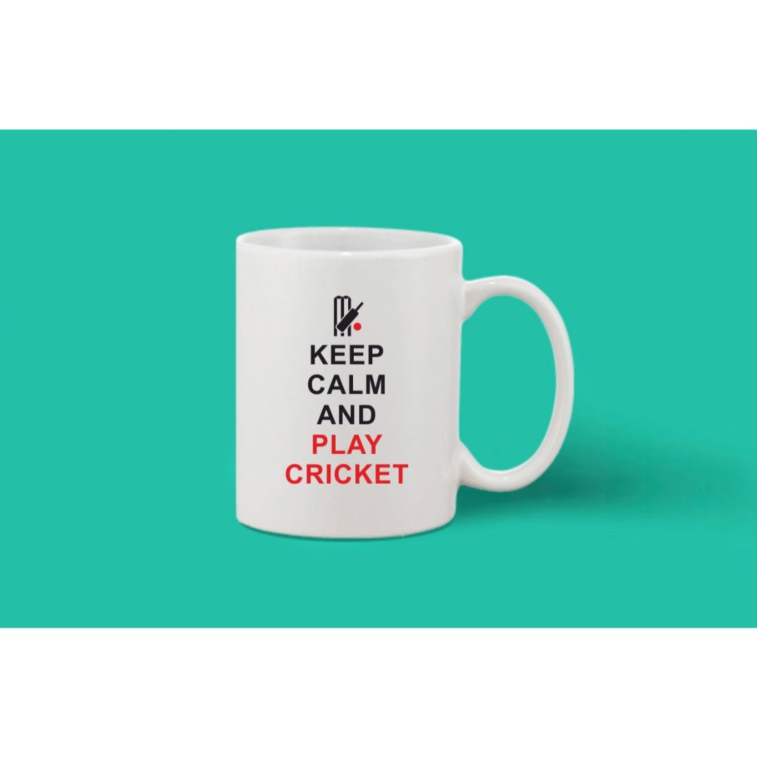 Printed ceramic white coffee mug, ideal gift for any occasion, 11oz capacity