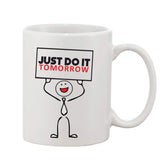 White 11oz printed ceramic coffee mug - perfect for any occasion, ideal gift