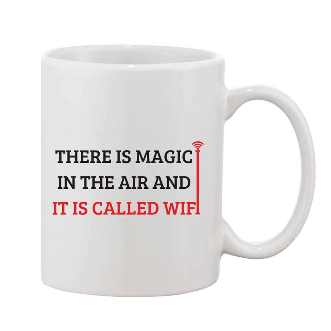 Printed ceramic white coffee mug, ideal gift for any occasion (Hot & Cold), 1 piece, 11oz size