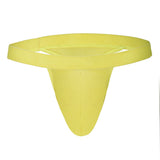 Daisy yellow nylon side string trough thong underwear for men, intimate wear for special occasions