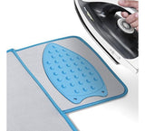 Assorted silicone iron mat pad (2 pack) - heat resistant up to 220°C for ironing board protection, foldable and portable