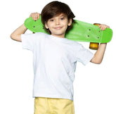 Boys cotton half sleeve white t-shirt, casual wear for kids on display