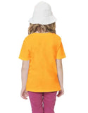 Yellow cotton girls Akashi half sleeve t-shirt, casual women's clothing
