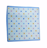 Assorted cotton dot fashion handkerchief set, multiple vibrant colors for everyday use
