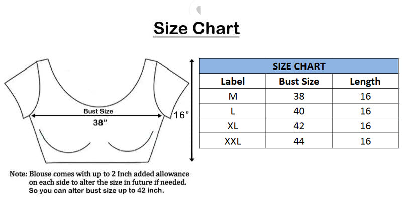 Green brocade inner-cotton padded blouse for women, full stitch detailing