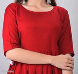 Rayon Alisha Kurta Sets for couples - Solid pattern, short-sleeved rayon kurta with dhoti pants, available in S, M, L, XL, XXL from India