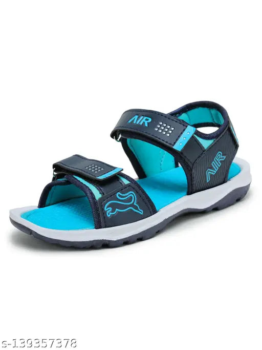Teal, blue and black hock sports sandal for boys with Velcro closure