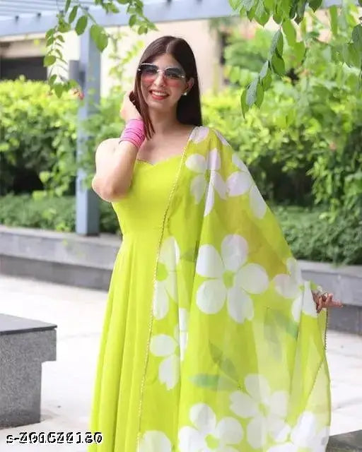 Georgette Parrot Flower sleeveless blouse, vibrant solid color from India