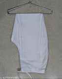 White cotton women's trousers pants