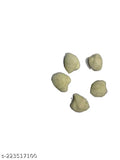 Natural rare Meen Muktafish Stone combo (5 pieces, approximately 3GM each), white marble, enhances growth, luck, charisma, intuition, healing, sexual strength, peace, ideal for those in pain or with unknown fears, reduces negative energy of Rahu, Ketu & Sani, origin India
