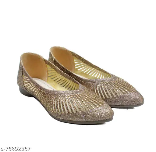 Synthetic leather trendy fashion belly for women - slip-on, comfortable, solid design in sizes IND-3 to IND-9 (Made in India)