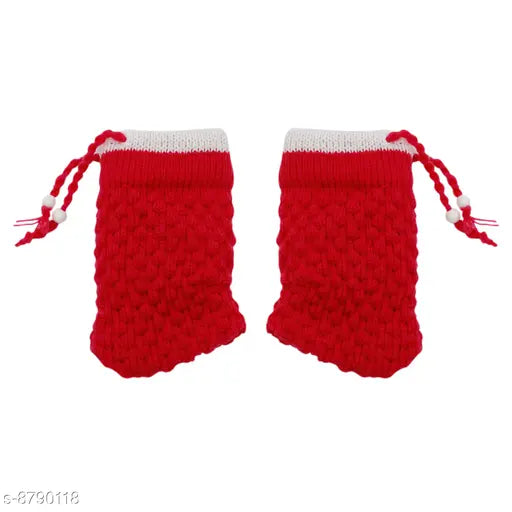 Red wool hoodie sweaters for babies, 0-6 months, made in India