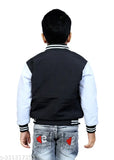 Black zip jacket with ribbed detailing and zippers