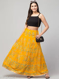 Viscose rayon printed net palazzo pants for women, colorful and comfortable ankle-length skirts for young ladies and girls, ideal for minimal style statements and summer wear. Available in sizes 28-Free Size. Indian origin
