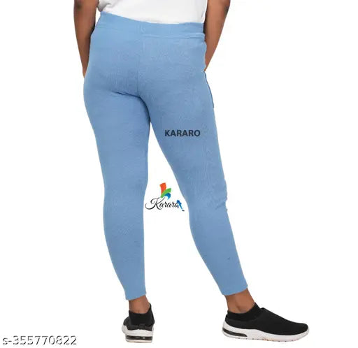 Stylish cotton-blend jeggings pack of 4, Indian-made and lightweight